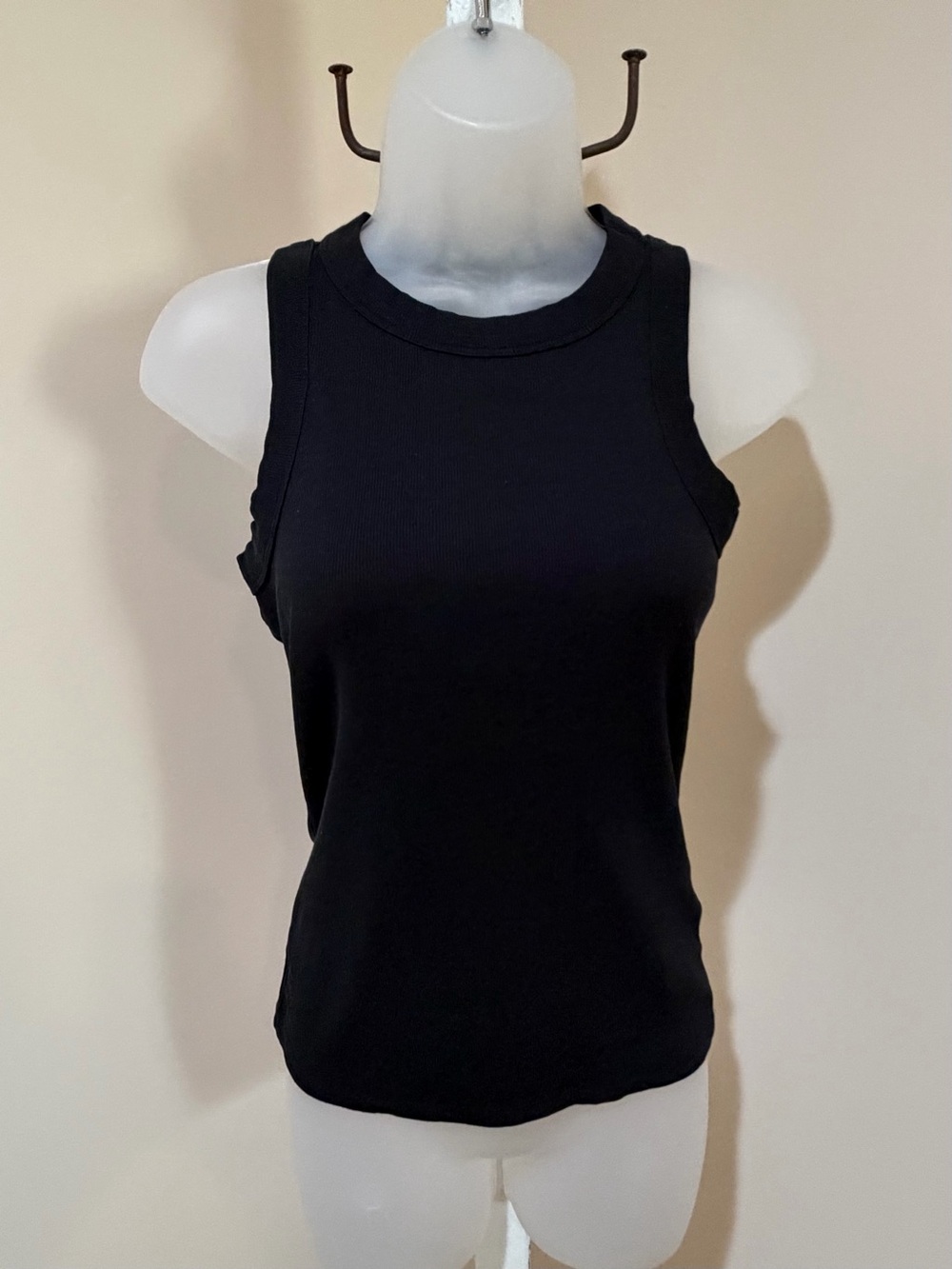 NEW MADEWELL ESSENTIAL TANK TOP UTILITY RIBBED SIZE XS IN BLACK - Picture 3 of 13